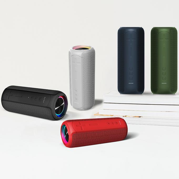 10W Fabric Bluetooth Portable Party Speaker With RGB 10 Hour Playing Time