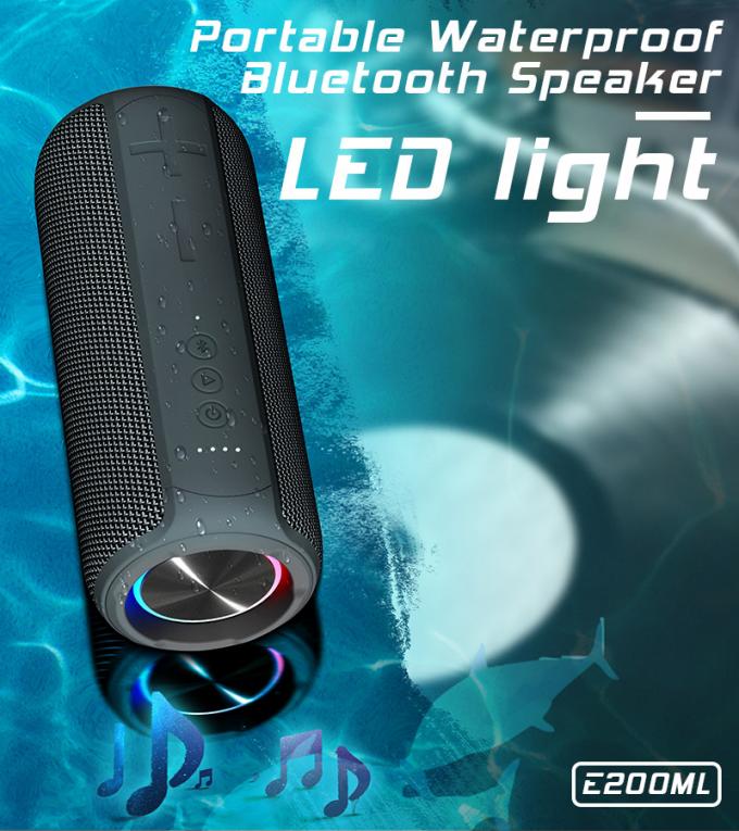 10W Fabric Bluetooth Portable Party Speaker With RGB 10 Hour Playing Time
