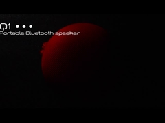 Tiny Mini Outdoor Speaker , 3.7V 800mAh Bluetooth Speaker With Bass Radiator