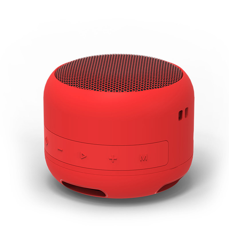 Red Portable Outdoor TWS Technology Speakers 5 Watts 4 Color Printing