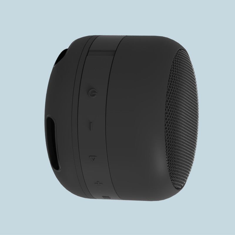 TWS Aux TF Card Pocket Size Bluetooth Speaker D9cm*H7.4cm Size