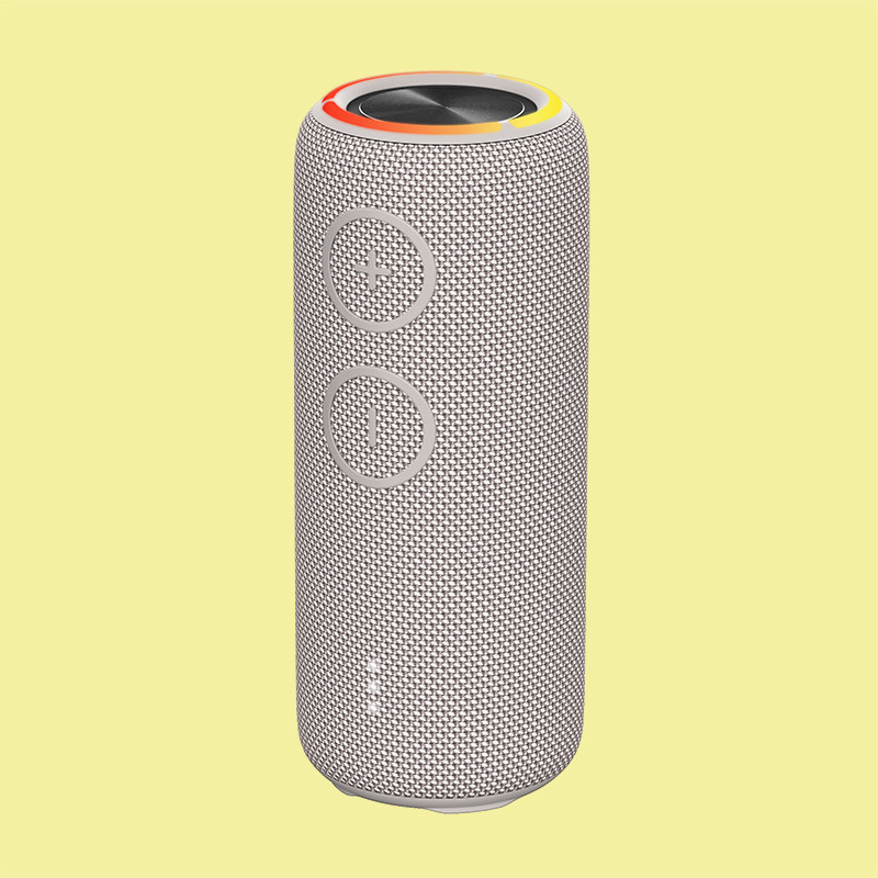 IPX7 Waterproof Fabric Wireless Speaker 11-Hour Working Time Bluetooth Range 10-30m Black/Green/Gray