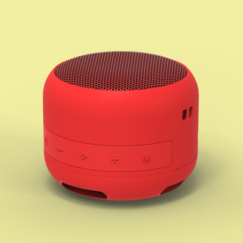 Waterproof TPU Wireless Speaker 12 Hours Playing Time IPX7 Level MP3 Format 5W Speaker Power - Various Colors
