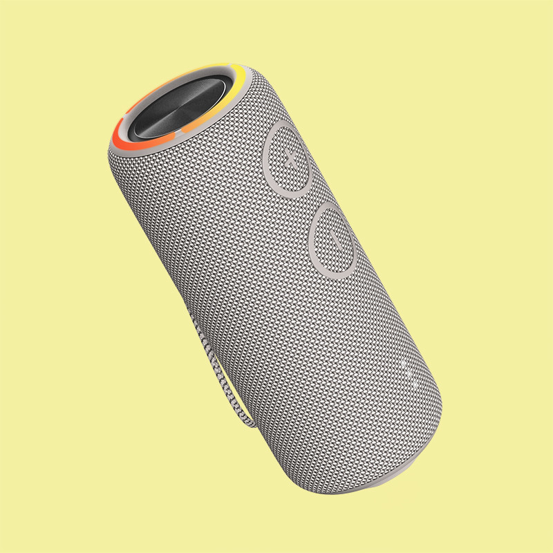Waterproof 5.3 Bluetooth Wireless Fabric Speaker 11 Hours Working Time Black Blue Green Gray