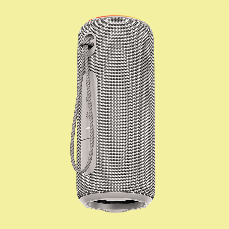 Waterproof 5.3 Bluetooth Wireless Fabric Speaker 11 Hours Working Time Black Blue Green Gray