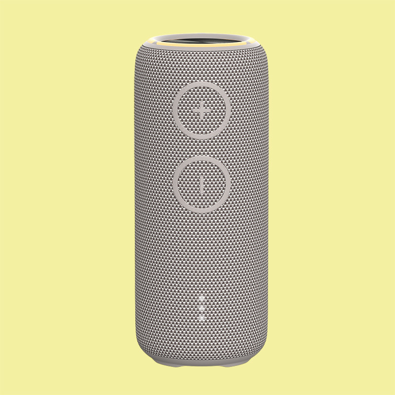 IPX7 Waterproof Fabric Wireless Speaker 11-Hour Working Time Bluetooth Range 10-30m Black/Green/Gray