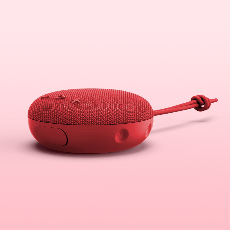 10~24 Hours Extended Play Portable Bluetooth Speaker with ABS Silicone Rubber Fabrics