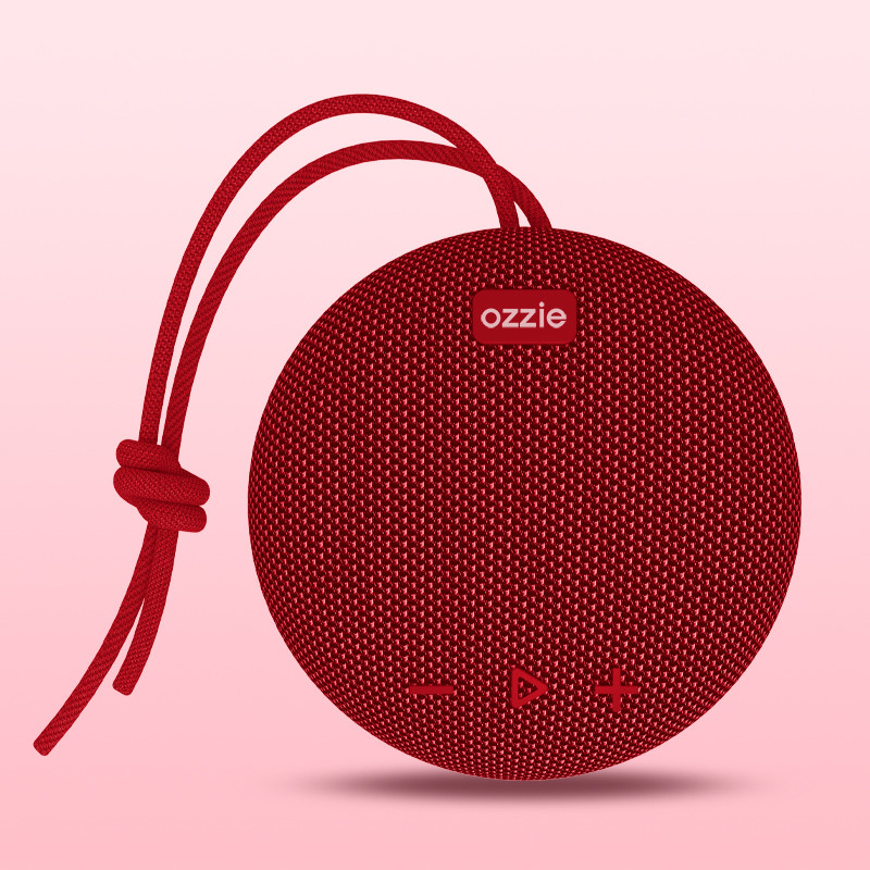 10~24 Hours Extended Play Portable Bluetooth Speaker with ABS Silicone Rubber Fabrics