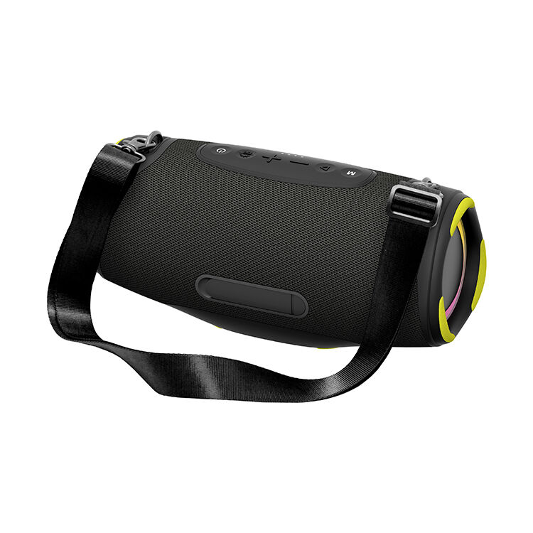 2026 Trend Speaker Parlantes Bluetooth 80w Wireless Bass Speakers Led Ipx7 Waterproof Fabric Woofer Speakers