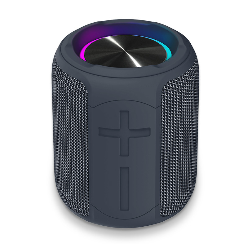 BT 5.0 Wireless Waterproof Speaker With 360 Degree Dual Stereo Sound RGB Light